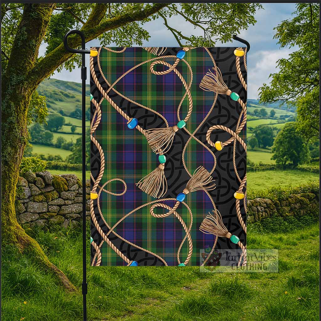 Watson Scottish Tartan Twisted Ropes Stylized Garden Flag - Tartan Vibes Clothing