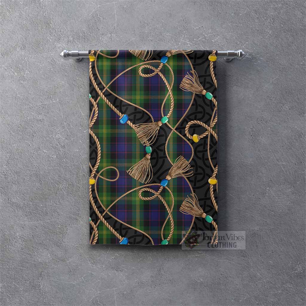Watson Scottish Tartan Twisted Ropes Stylized Gonfalon Rectangle - Tartan Vibes Clothing