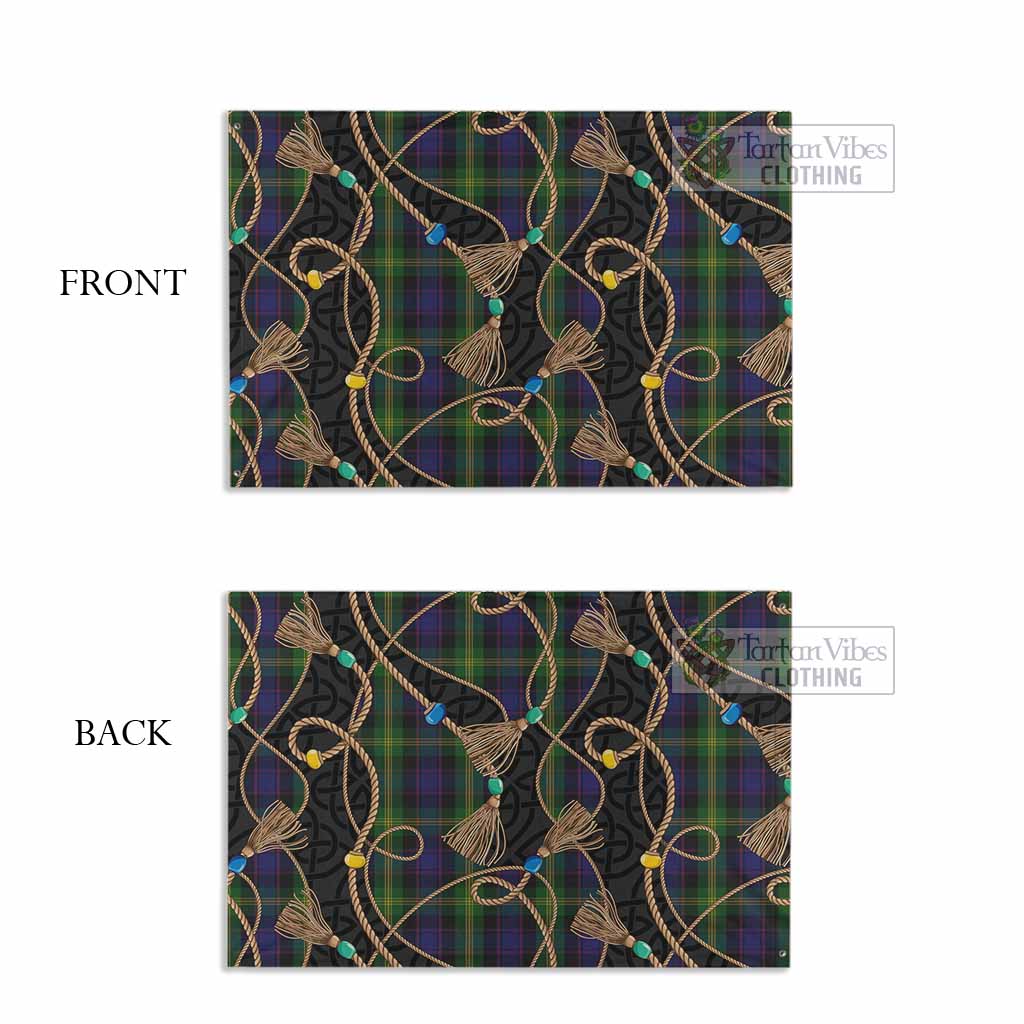 Watson Scottish Tartan Twisted Ropes Stylized House Flag - Tartan Vibes Clothing