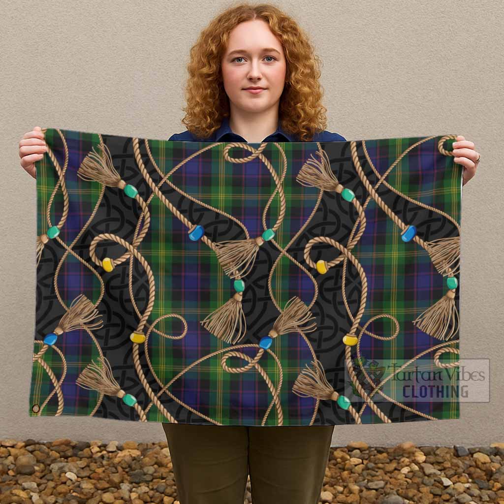 Watson Scottish Tartan Twisted Ropes Stylized House Flag - Tartan Vibes Clothing