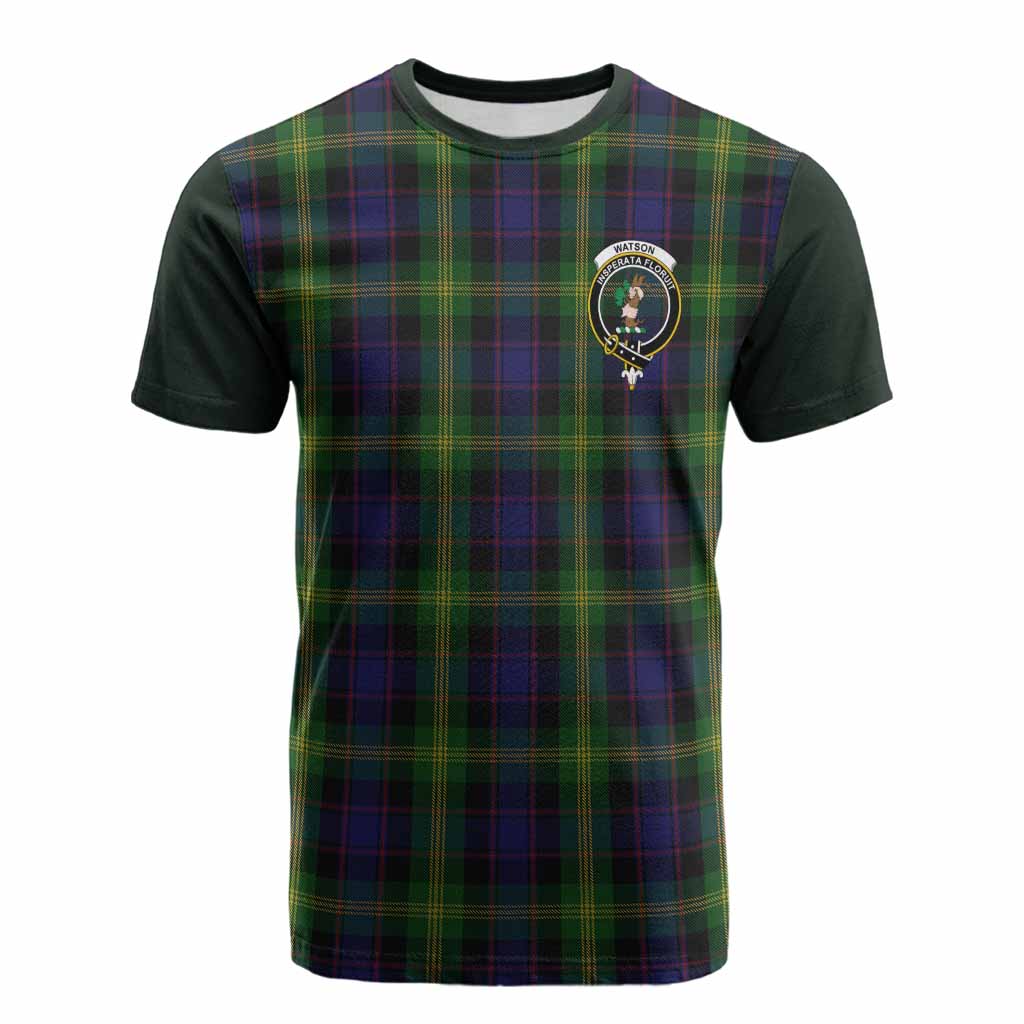 Watson Tartan Accent Cotton T-shirt with Family Crest Kid's Shirt - Tartan Vibes Clothing