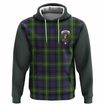 Watson Tartan Accent Hoodie with Family Crest