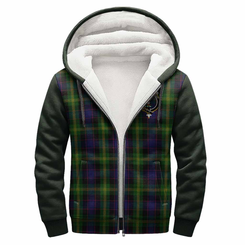 Watson Tartan Accent Sherpa Hoodie with Family Crest