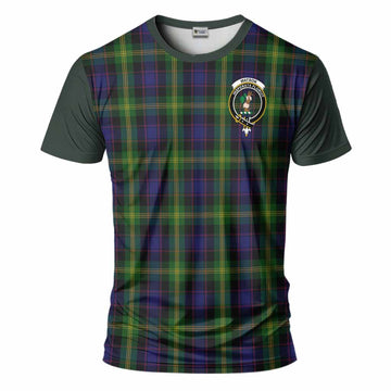 Watson Tartan Accent T-Shirt with Family Crest