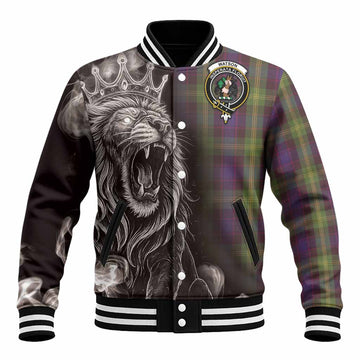 Watson Tartan Baseball Jacket Roaring Lion Heritage