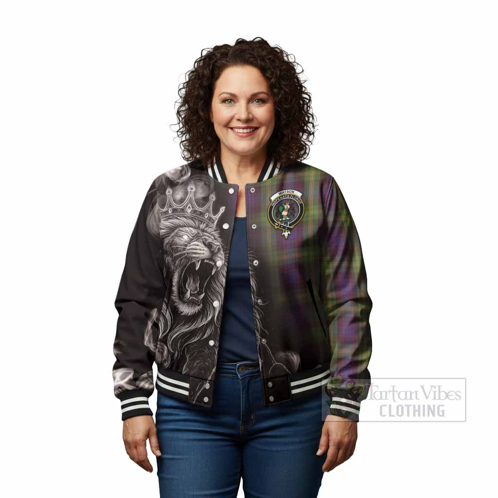 Watson Tartan Baseball Jacket Roaring Lion Heritage