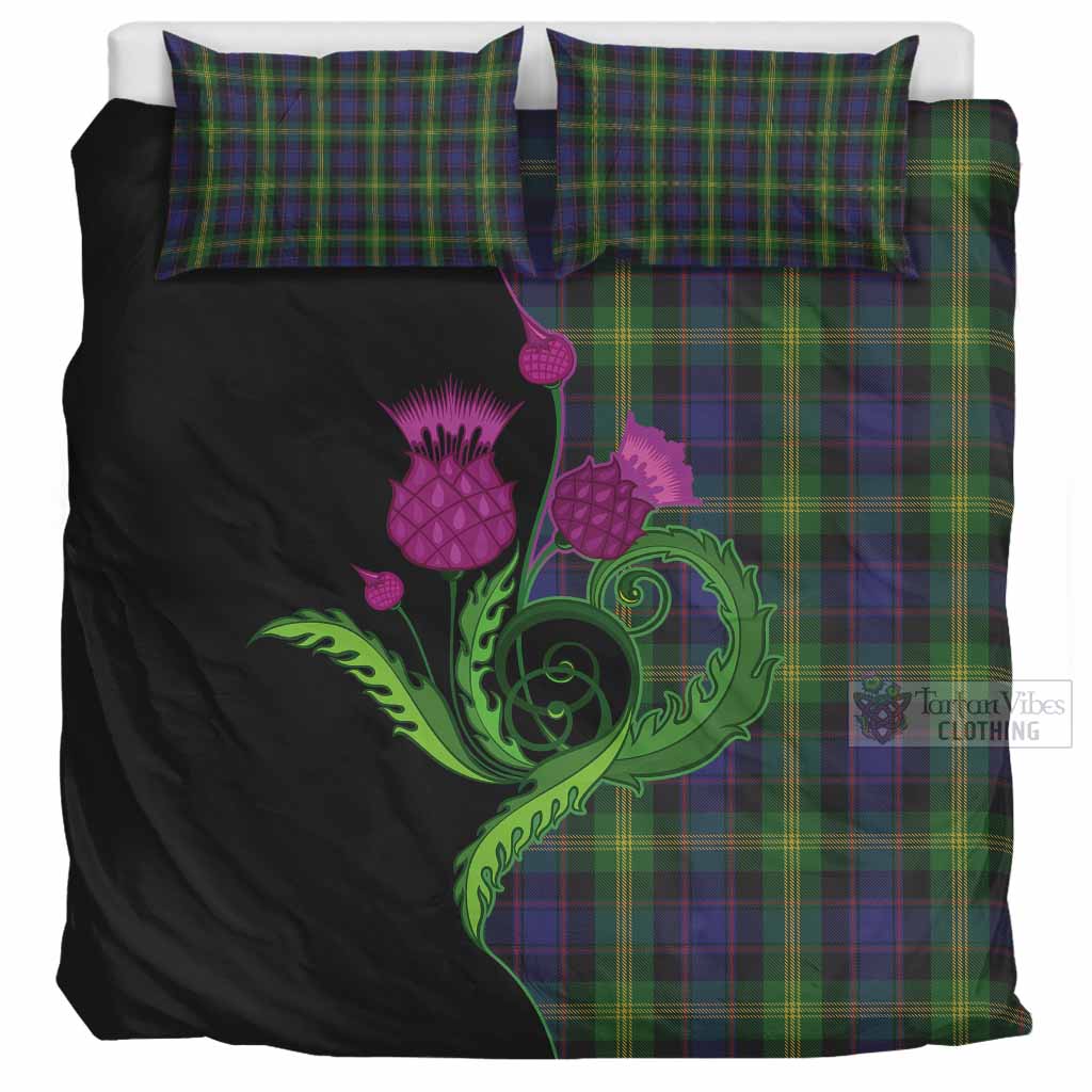 Watson Tartan Bedding Set Traditional Scottish Thistle UK Bedding Set UK Super King 104*94 inch - Tartan Vibes Clothing