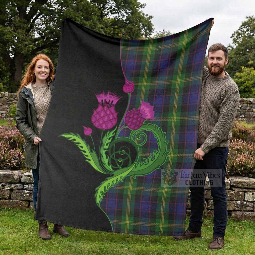 Watson Tartan Blanket Traditional Scottish Thistle - Tartan Vibes Clothing