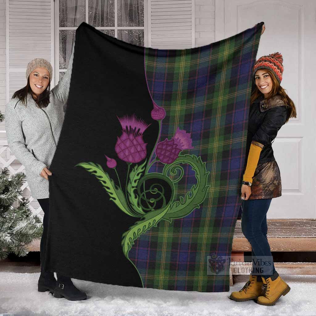 Watson Tartan Blanket Traditional Scottish Thistle - Tartan Vibes Clothing