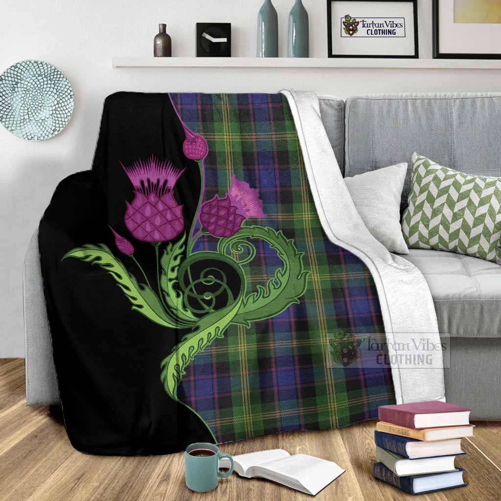 Watson Tartan Blanket Traditional Scottish Thistle - Tartan Vibes Clothing
