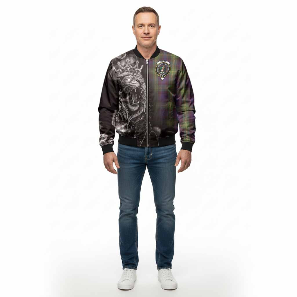 Watson Tartan Bomber Jacket Roaring Lion Heritage