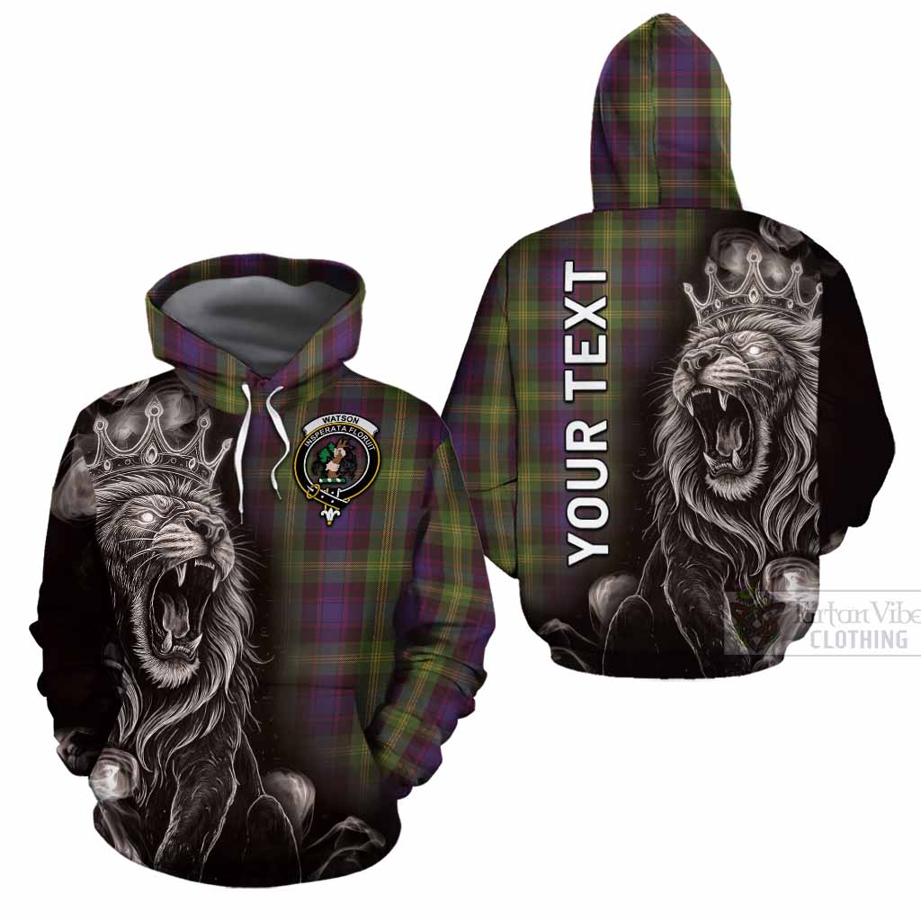 Watson Tartan Cotton Hoodie Roaring Lion Heritage