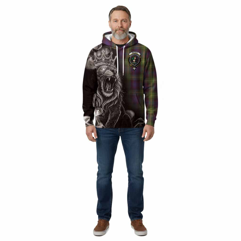 Watson Tartan Cotton Hoodie Roaring Lion Heritage