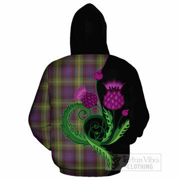 Watson Tartan Cotton Hoodie Traditional Scottish Thistle