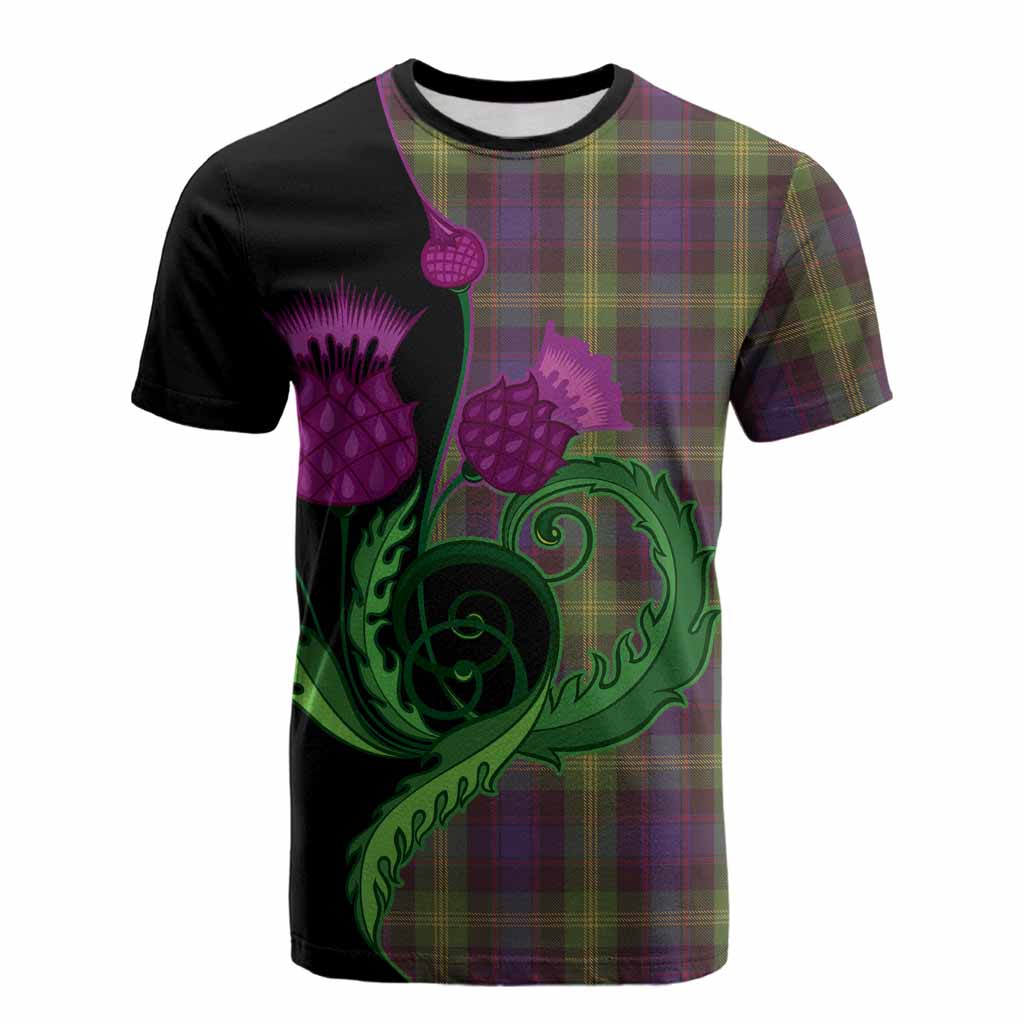 Watson Tartan Cotton T-shirt Traditional Scottish Thistle