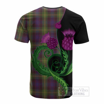 Watson Tartan Cotton T-shirt Traditional Scottish Thistle