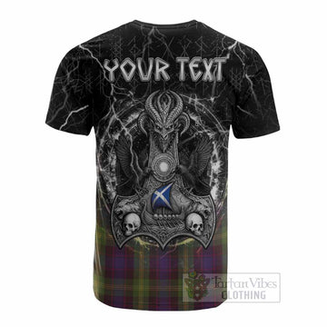 Watson Tartan Crest Cotton T-shirt Celtic Odin's Raven Legacy