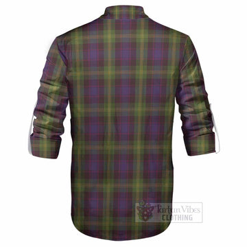 Watson Tartan Crest Ghillie Shirt Ferocious Lion Style