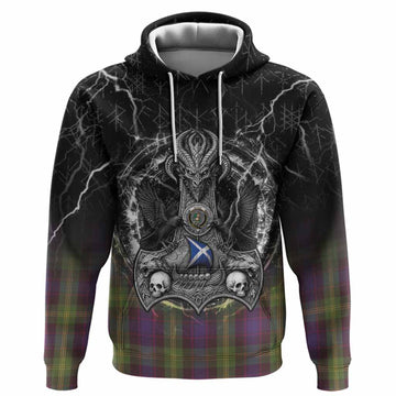 Watson Tartan Crest Hoodie Celtic Odin's Raven Legacy