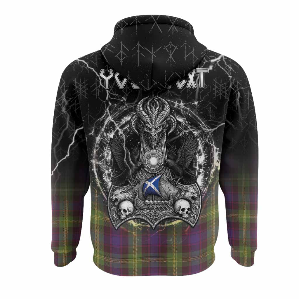 Watson Tartan Crest Hoodie Celtic Odin's Raven Legacy