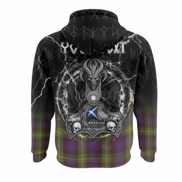 Watson Tartan Crest Hoodie Celtic Odin's Raven Legacy