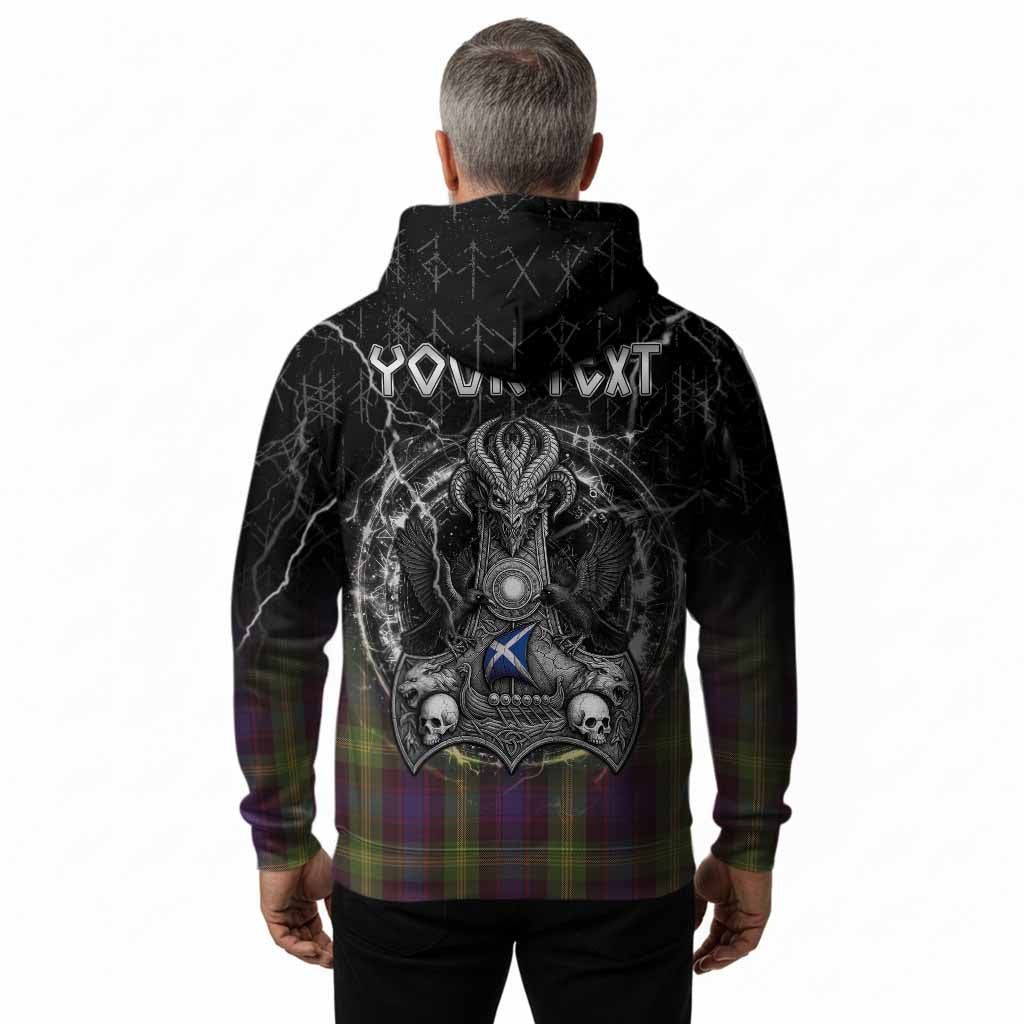 Watson Tartan Crest Hoodie Celtic Odin's Raven Legacy
