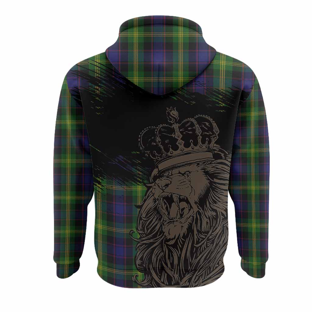 Watson Tartan Crest Hoodie Crowned Lion Heritage Style