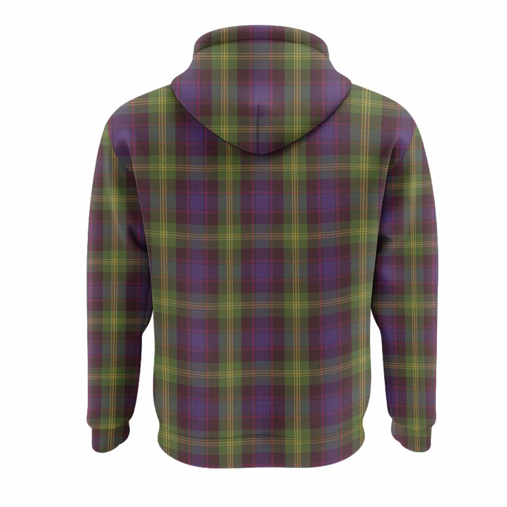 Watson Tartan Crest Hoodie Ferocious Lion Style