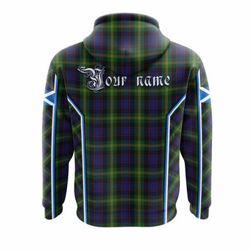 Watson Tartan Crest Hoodie Scotland Coat of Arm Flag Style