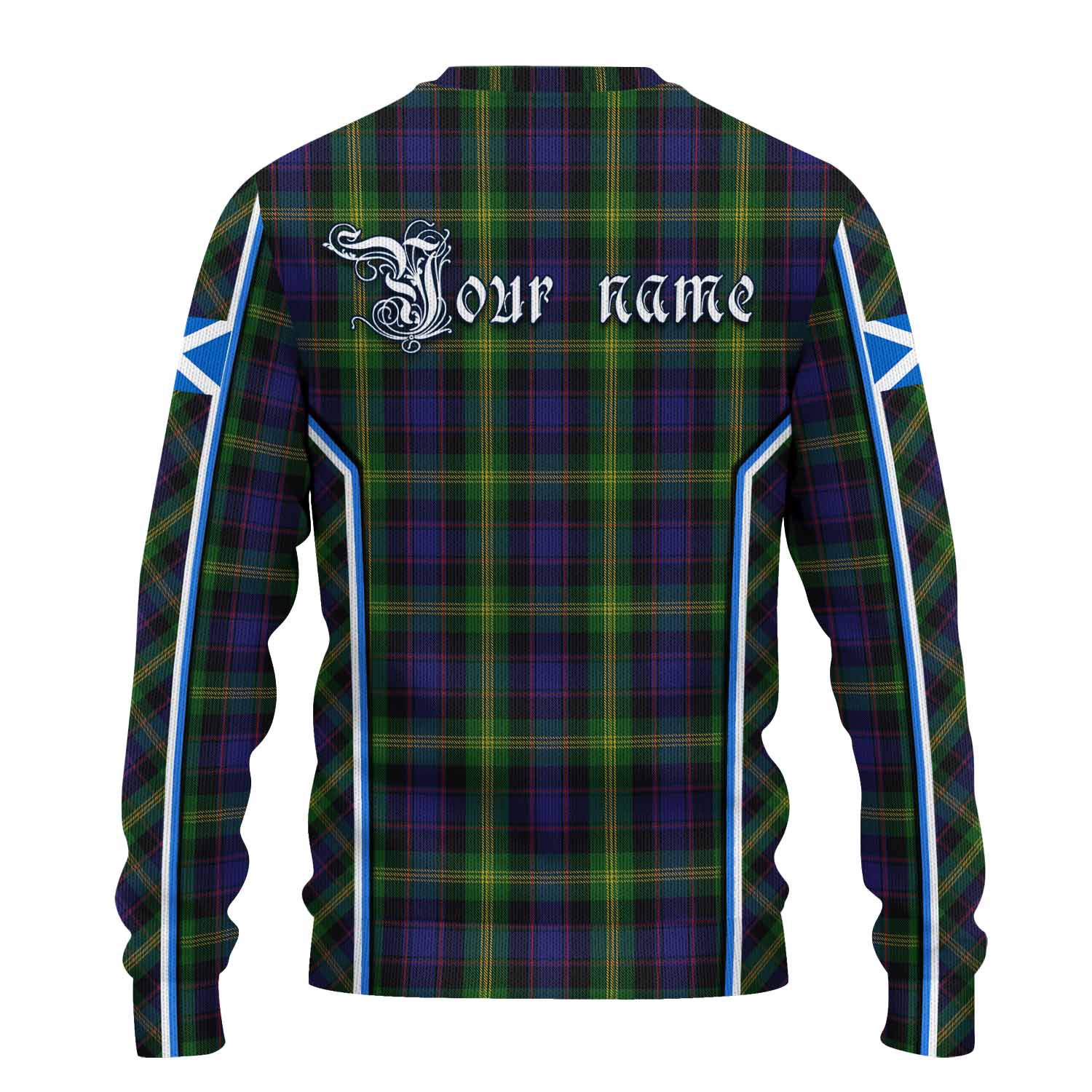 Watson Tartan Crest Knitted Sweater Scotland Coat of Arm Flag Style - Tartan Vibes Clothing