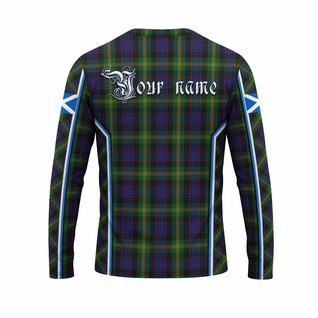 Watson Tartan Crest Long Sleeve T-Shirt Scotland Coat of Arm Flag Style - Tartan Vibes Clothing