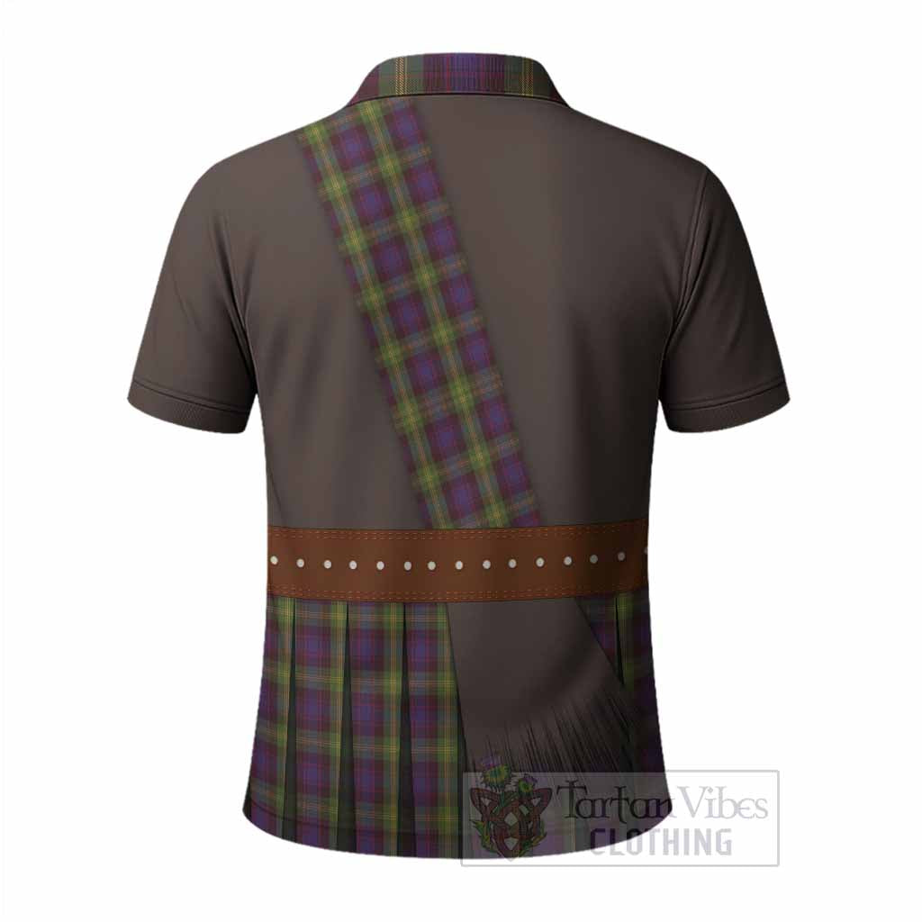 Watson Tartan Crest Polo Shirt Kilt Costume Style