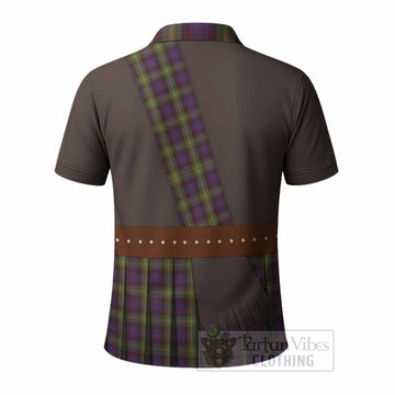 Watson Tartan Crest Polo Shirt Kilt Costume Style