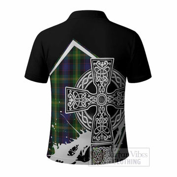 Watson Tartan Crest Polo Shirt Scottish Celtic Cross Heritage - Tartan Vibes Clothing