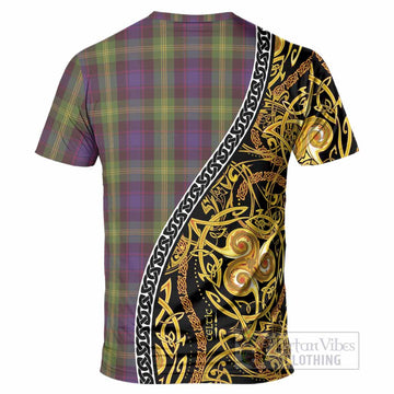 Watson Tartan Crest T-Shirt Celtic Knot and Triple Trickle Spiral Symbols