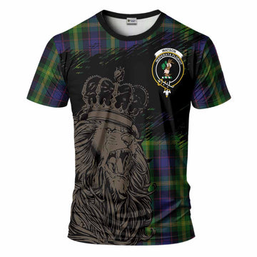 Watson Tartan Crest T-Shirt Crowned Lion Heritage Style
