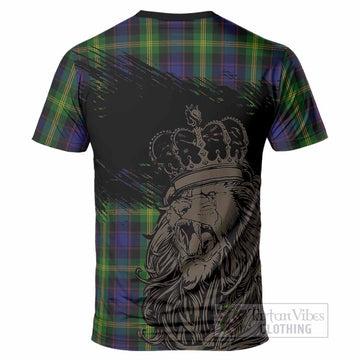 Watson Tartan Crest T-Shirt Crowned Lion Heritage Style