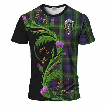 Watson Tartan Crest T-Shirt Scottish Thistle Pride Heritage Art