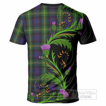 Watson Tartan Crest T-Shirt Scottish Thistle Pride Heritage Art