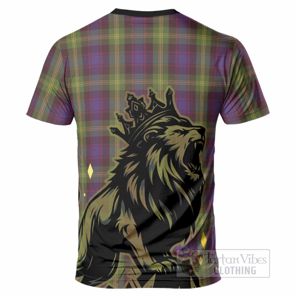 Watson Tartan Family Crest T-Shirt Crowned Lion Roaring