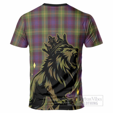 Watson Tartan Family Crest T-Shirt Crowned Lion Roaring