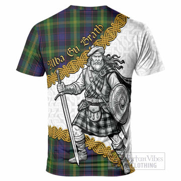 Watson Tartan Family Crest T-Shirt Scottish Highland Warrior Celtic Alba Gu Brath