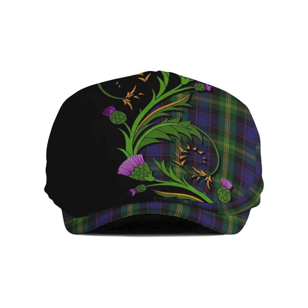 Watson Tartan Flat Cap, Jeff Cap Scottish Thistle Pride Heritage Art Flat Cap - Tartan Vibes Clothing