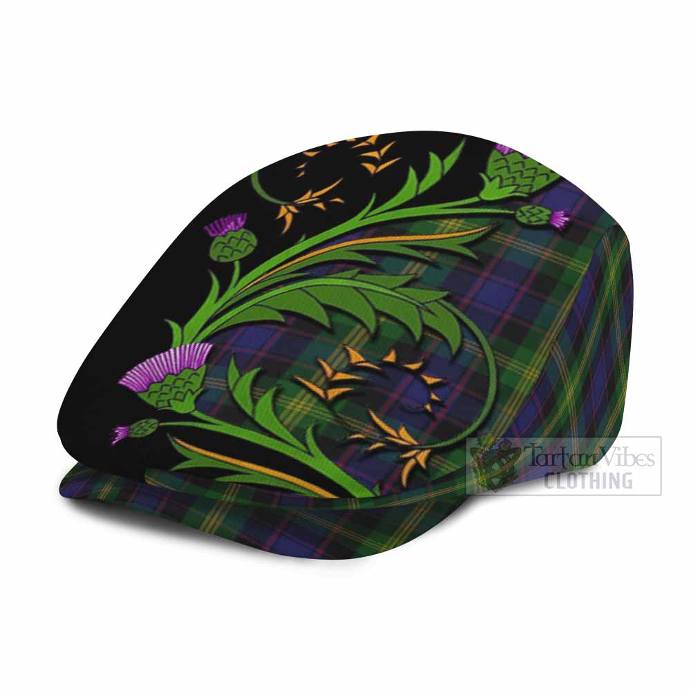 Watson Tartan Flat Cap, Jeff Cap Scottish Thistle Pride Heritage Art - Tartan Vibes Clothing
