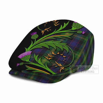 Watson Tartan Flat Cap, Jeff Cap Scottish Thistle Pride Heritage Art
