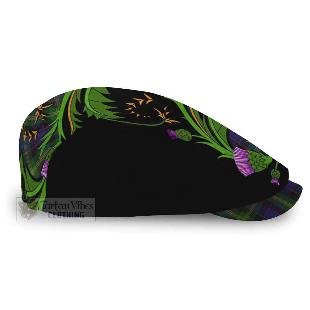 Watson Tartan Flat Cap, Jeff Cap Scottish Thistle Pride Heritage Art - Tartan Vibes Clothing
