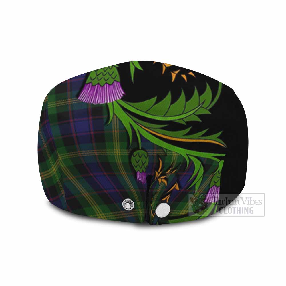 Watson Tartan Flat Cap, Jeff Cap Scottish Thistle Pride Heritage Art - Tartan Vibes Clothing