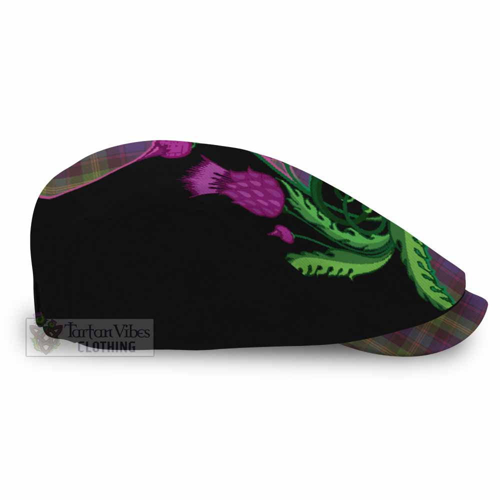 Watson Tartan Flat Cap, Jeff Cap Traditional Scottish Thistle - Tartan Vibes Clothing