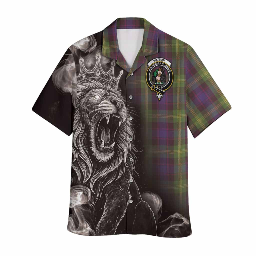 Watson Tartan Hawaiian Shirt Roaring Lion Heritage