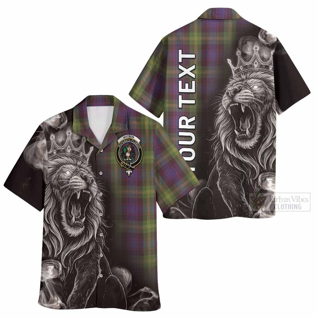 Watson Tartan Hawaiian Shirt Roaring Lion Heritage